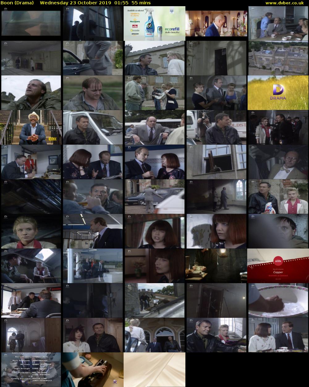 Boon (Drama) Wednesday 23 October 2019 01:55 - 02:50