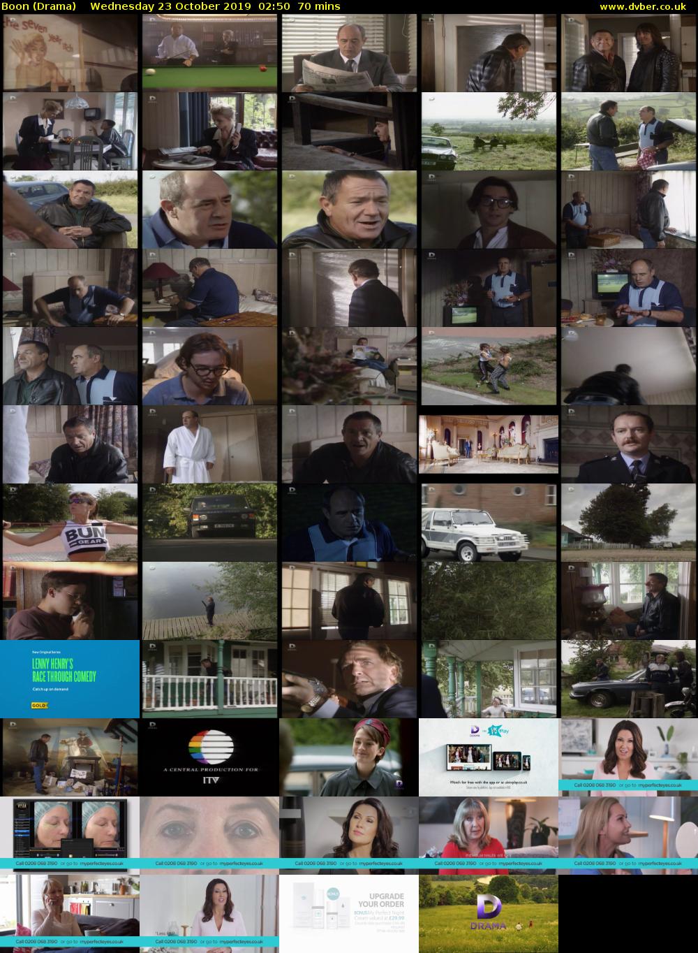 Boon (Drama) Wednesday 23 October 2019 02:50 - 04:00