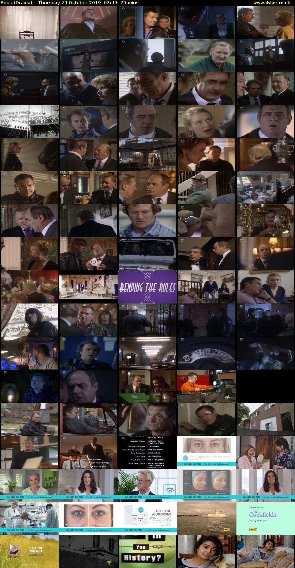 Boon (Drama) Thursday 24 October 2019 02:45 - 04:00