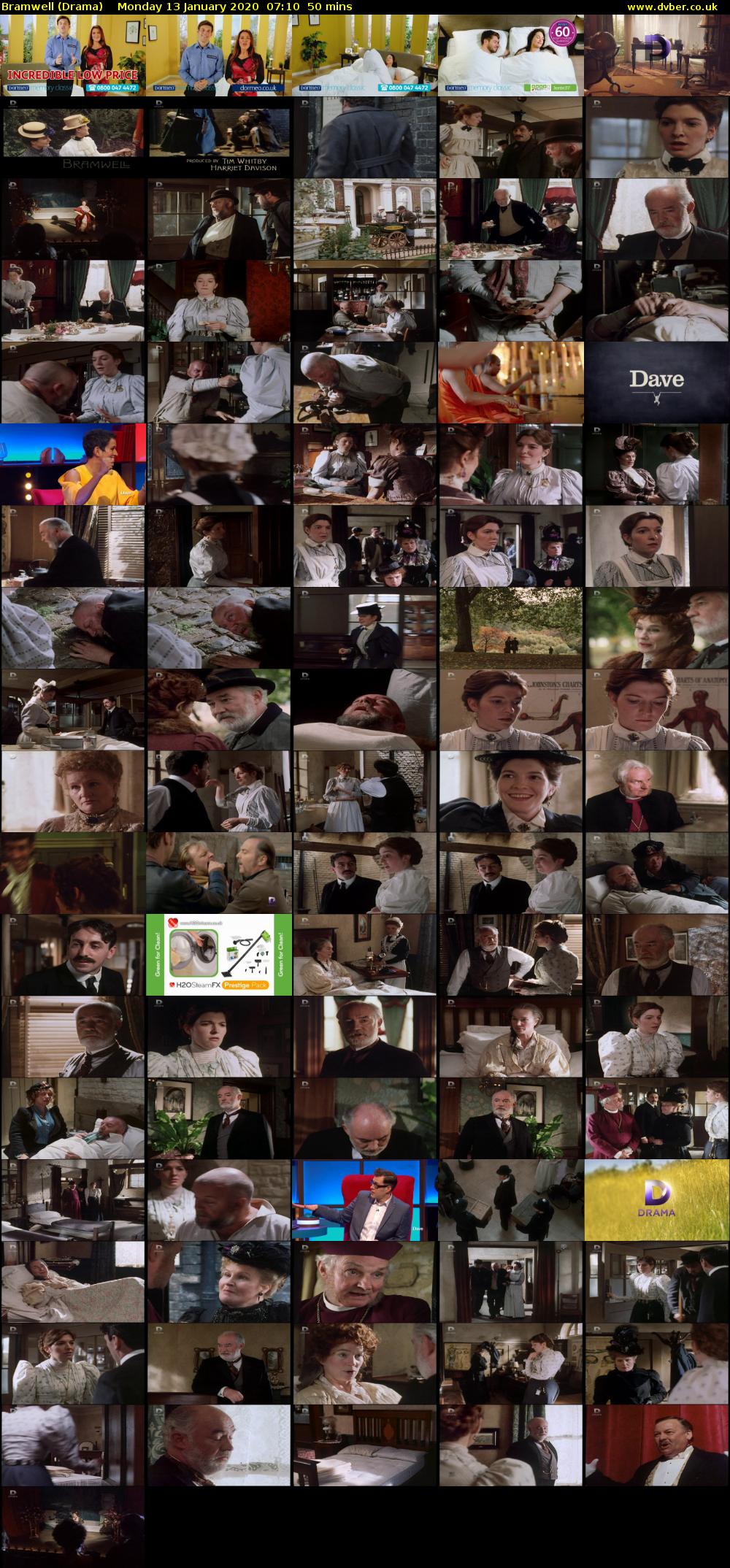 Bramwell (Drama) Monday 13 January 2020 07:10 - 08:00