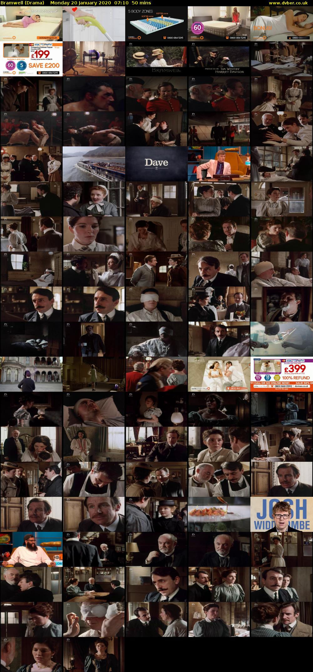 Bramwell (Drama) Monday 20 January 2020 07:10 - 08:00