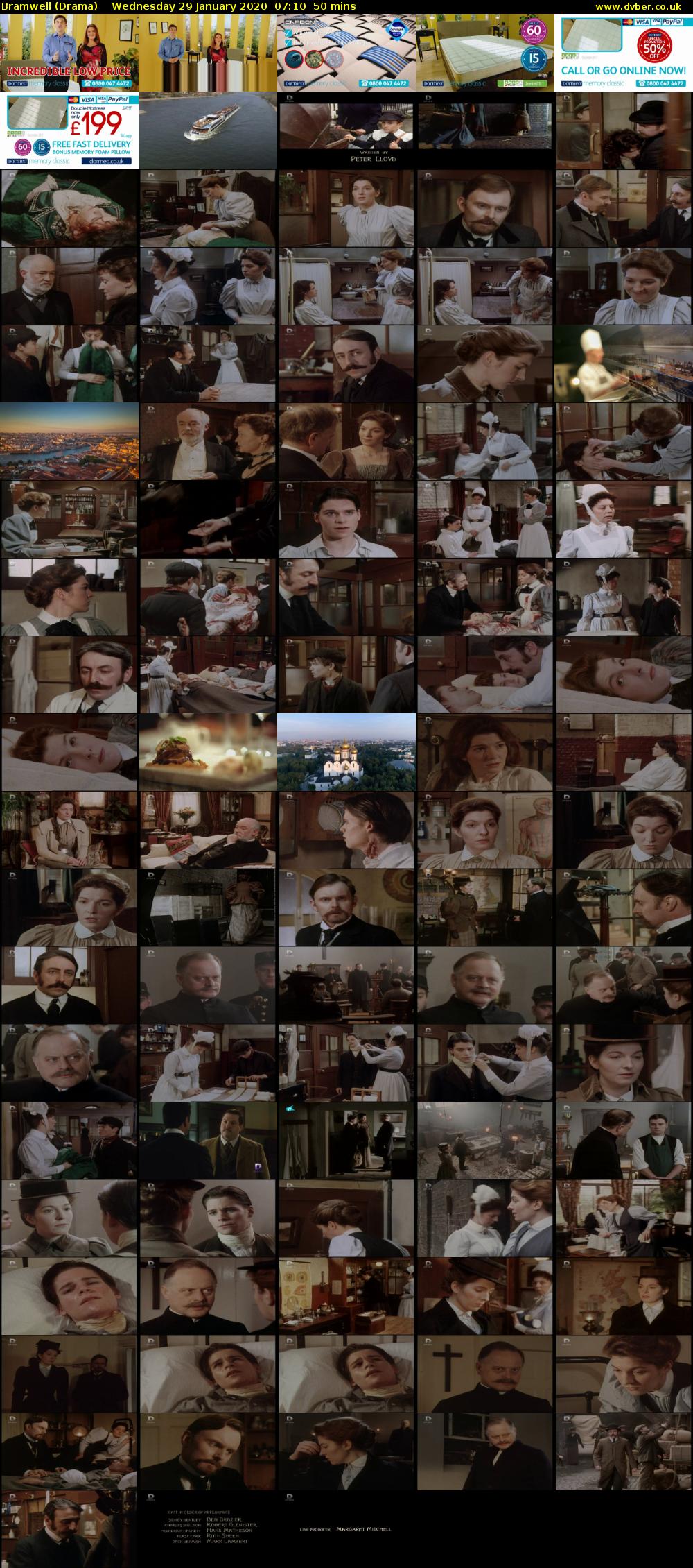 Bramwell (Drama) Wednesday 29 January 2020 07:10 - 08:00