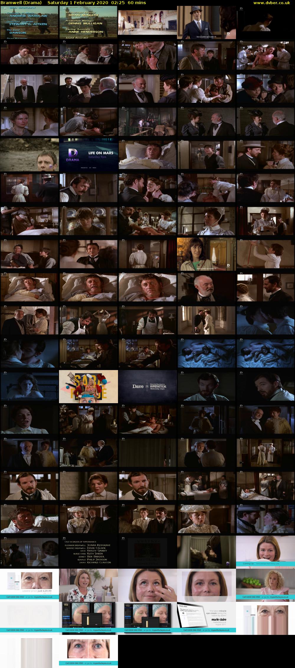 Bramwell (Drama) Saturday 1 February 2020 02:25 - 03:25