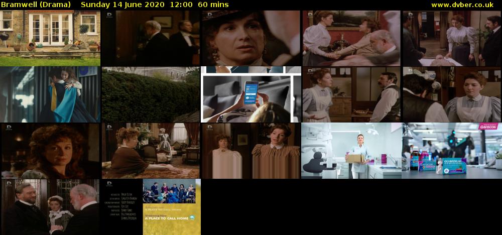 Bramwell (Drama) Sunday 14 June 2020 12:00 - 13:00
