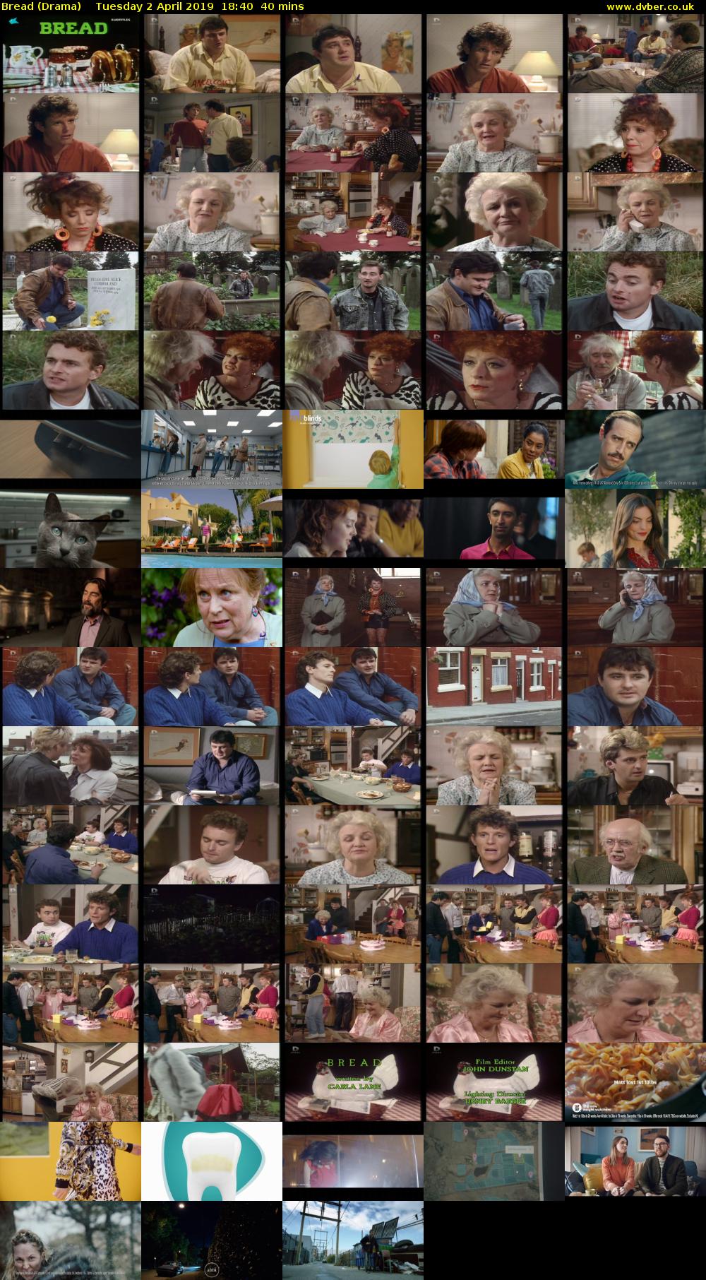 Bread (Drama) Tuesday 2 April 2019 18:40 - 19:20