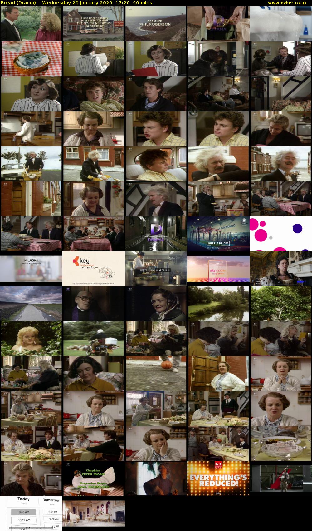 Bread (Drama) Wednesday 29 January 2020 17:20 - 18:00