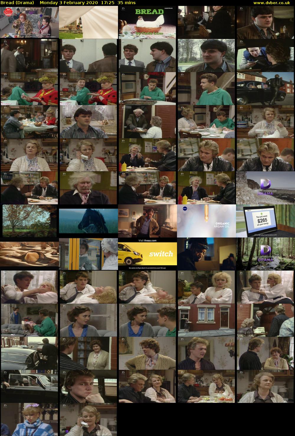 Bread (Drama) Monday 3 February 2020 17:25 - 18:00