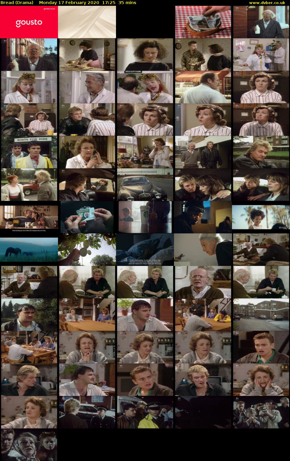 Bread (Drama) Monday 17 February 2020 17:25 - 18:00