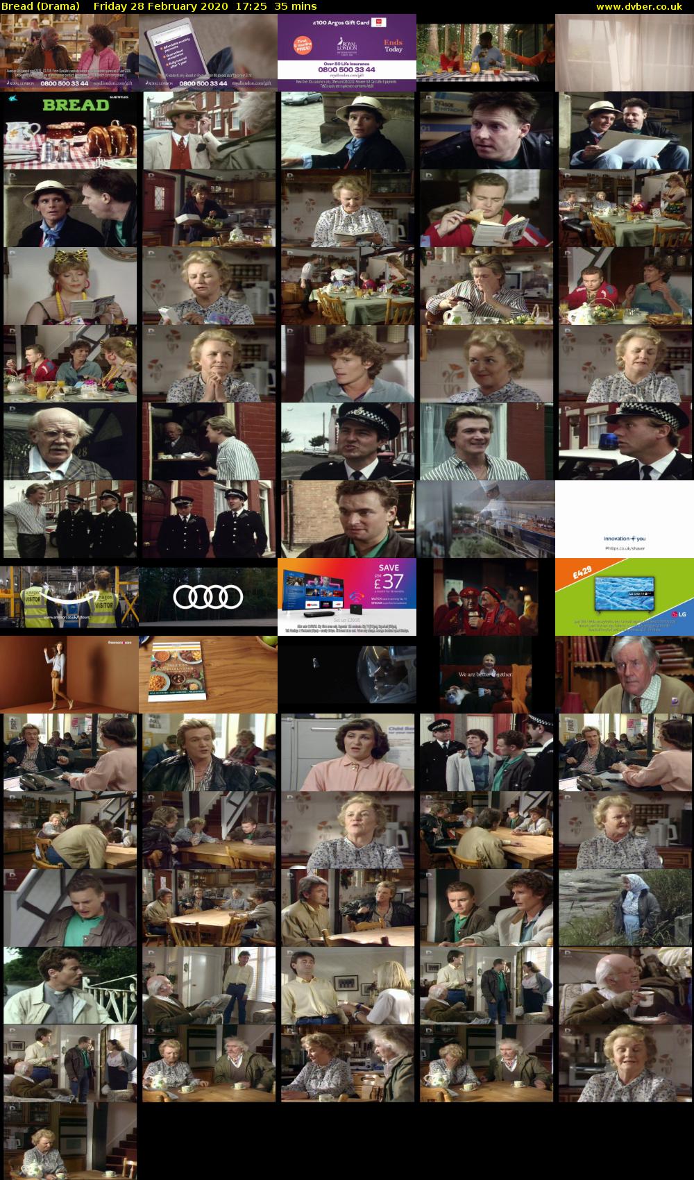 Bread (Drama) Friday 28 February 2020 17:25 - 18:00