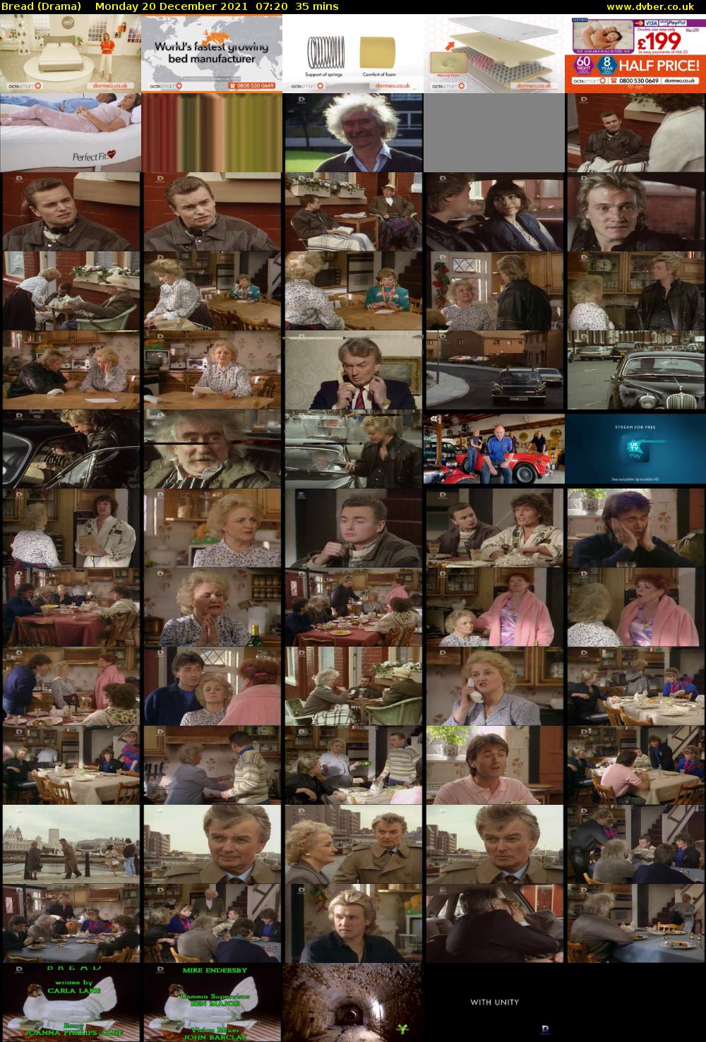 Bread (Drama) Monday 20 December 2021 07:20 - 07:55