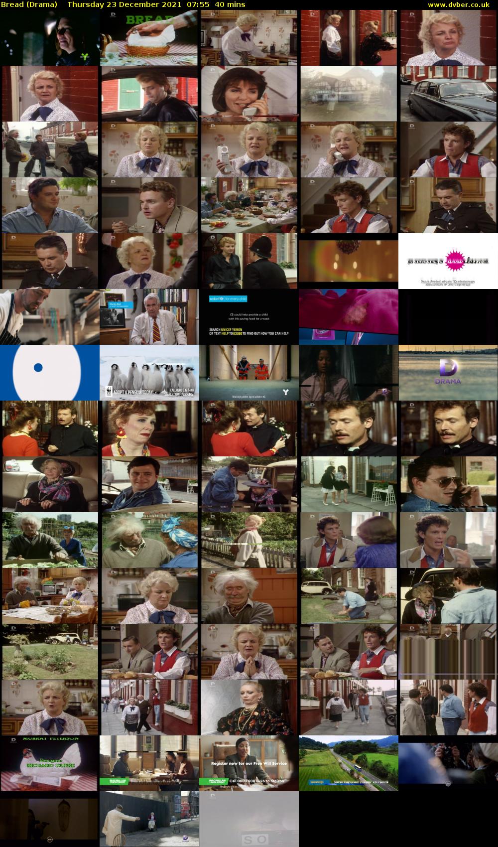 Bread (Drama) Thursday 23 December 2021 07:55 - 08:35