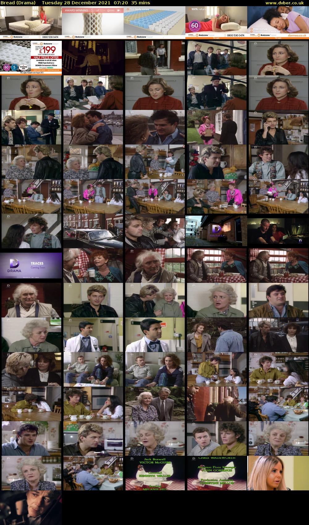 Bread (Drama) Tuesday 28 December 2021 07:20 - 07:55
