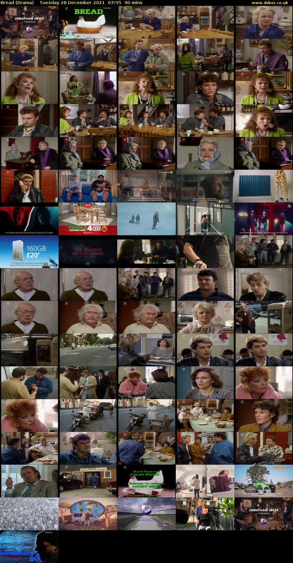 Bread (Drama) Tuesday 28 December 2021 07:55 - 08:35