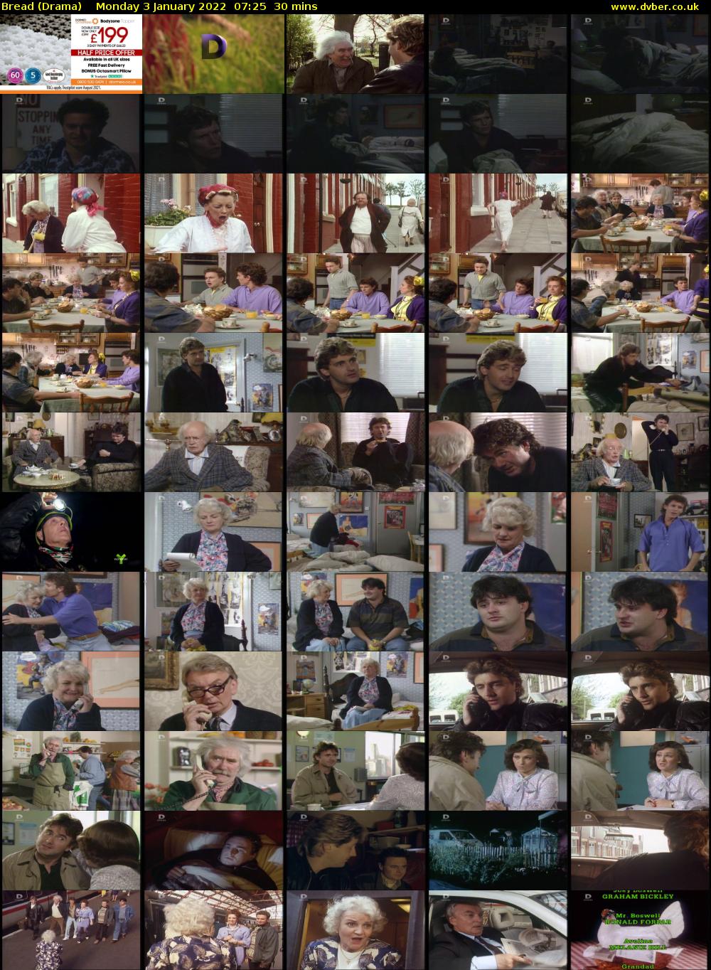 Bread (Drama) Monday 3 January 2022 07:25 - 07:55