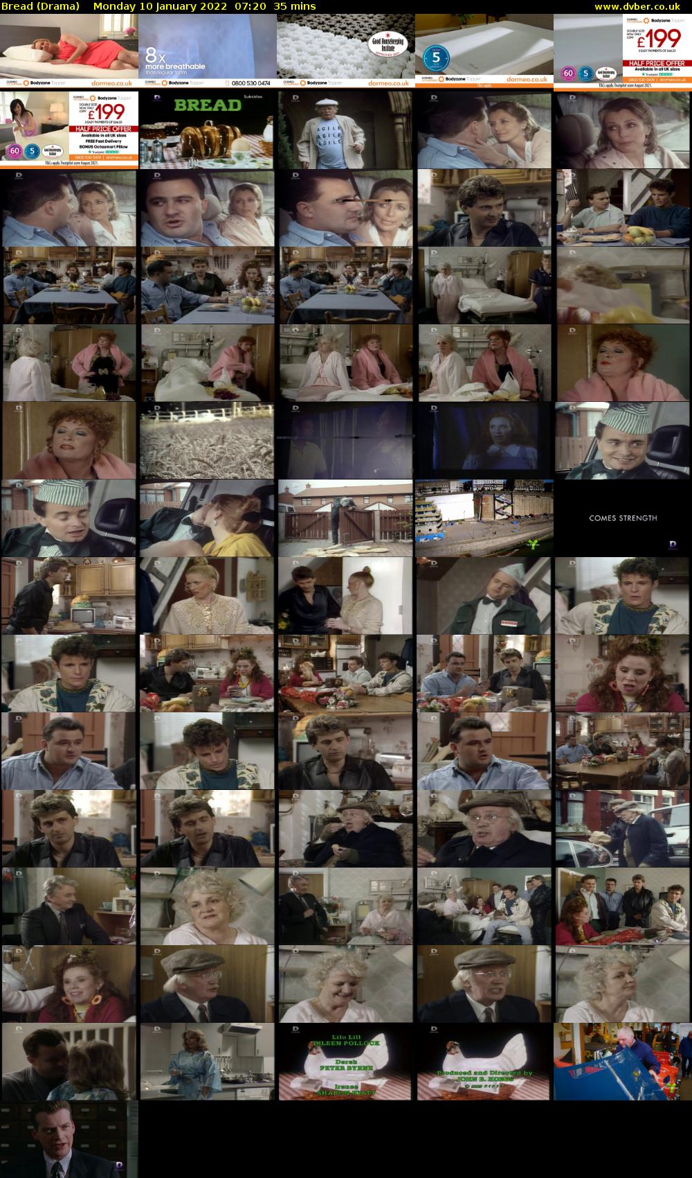 Bread (Drama) Monday 10 January 2022 07:20 - 07:55