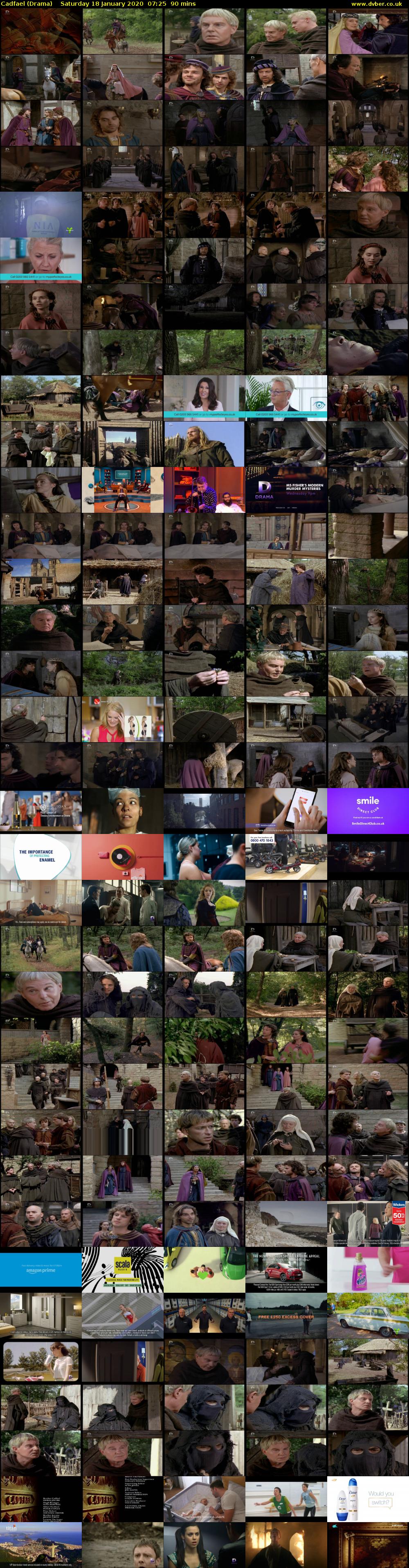 Cadfael (Drama) Saturday 18 January 2020 07:25 - 08:55