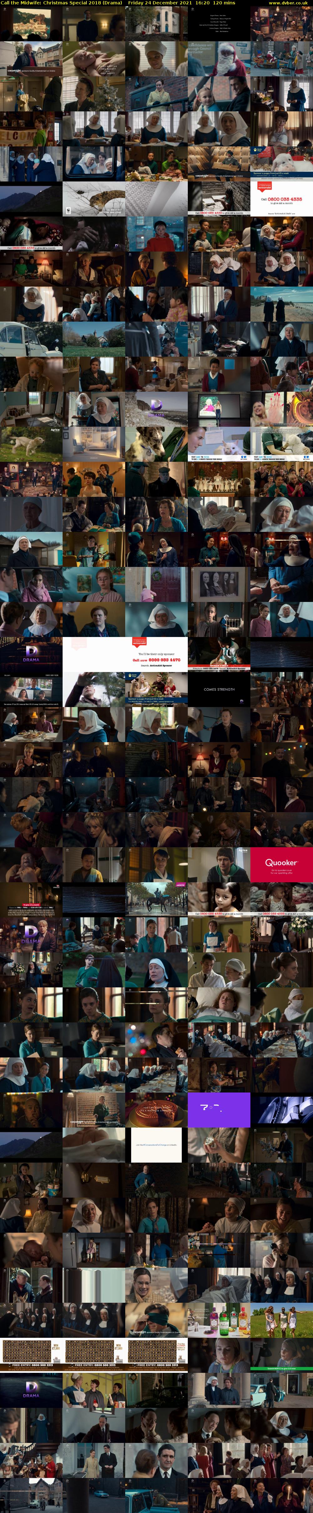 Call the Midwife: Christmas Special 2018 (Drama) Friday 24 December 2021 16:20 - 18:20