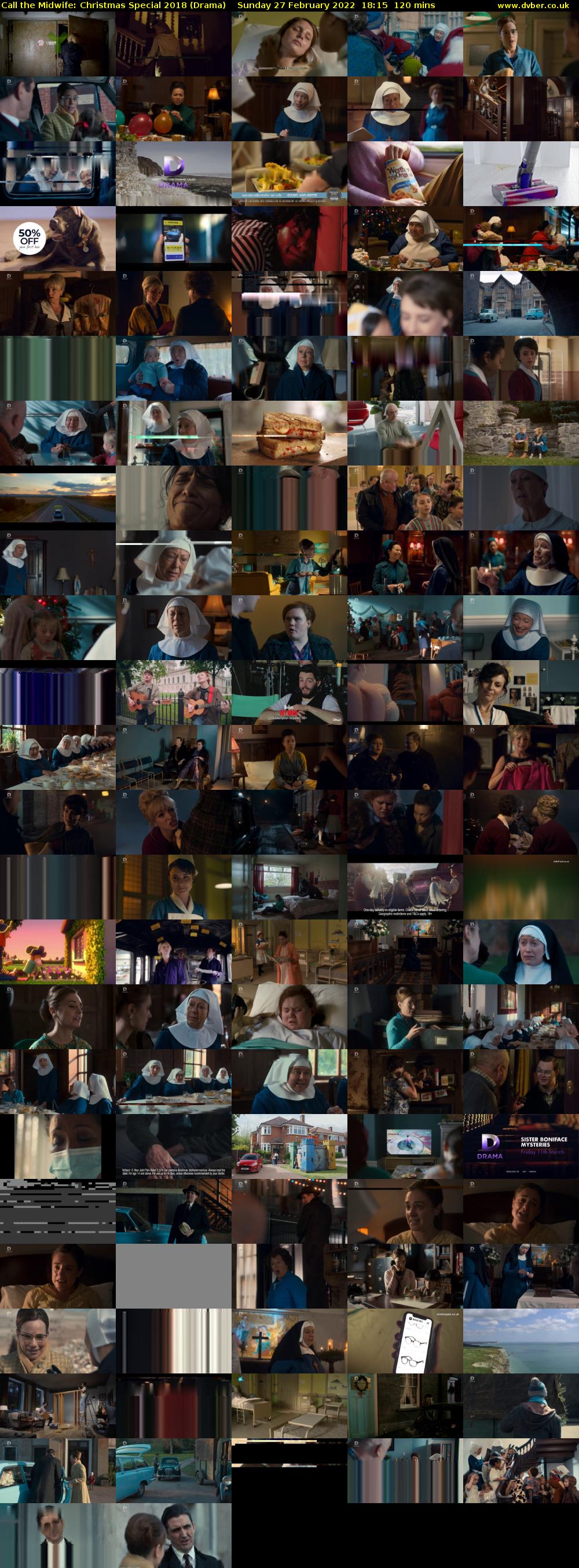 Call the Midwife: Christmas Special 2018 (Drama) Sunday 27 February 2022 18:15 - 20:15