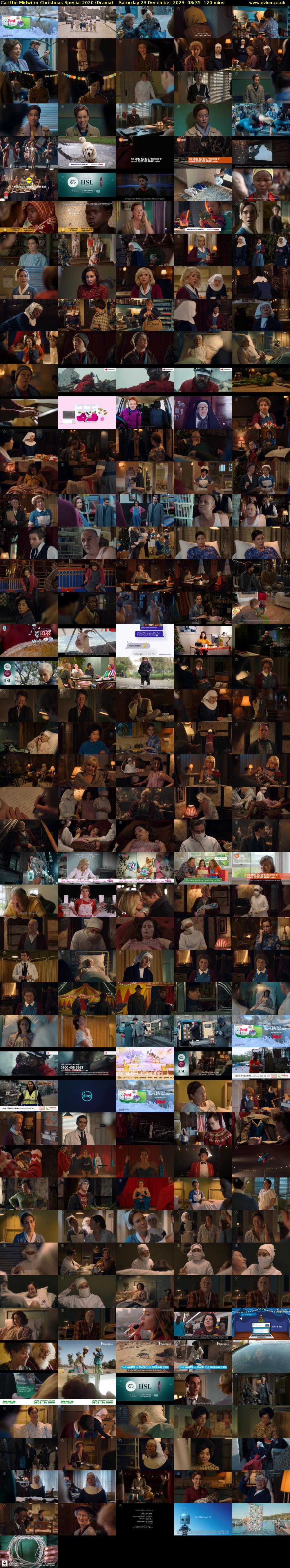 Call the Midwife: Christmas Special 2020 (Drama) Saturday 23 December 2023 08:35 - 10:35