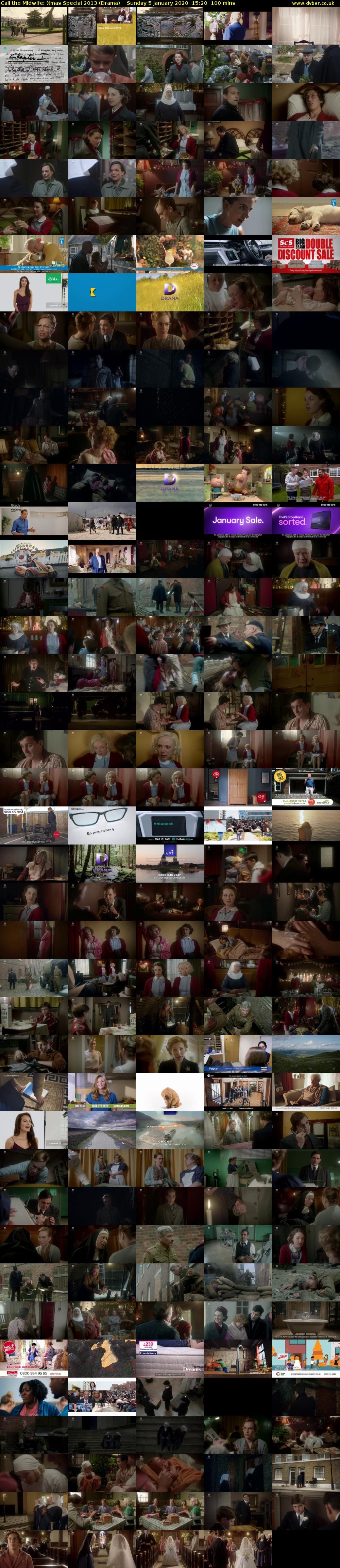 Call the Midwife: Xmas Special 2013 (Drama) Sunday 5 January 2020 15:20 - 17:00