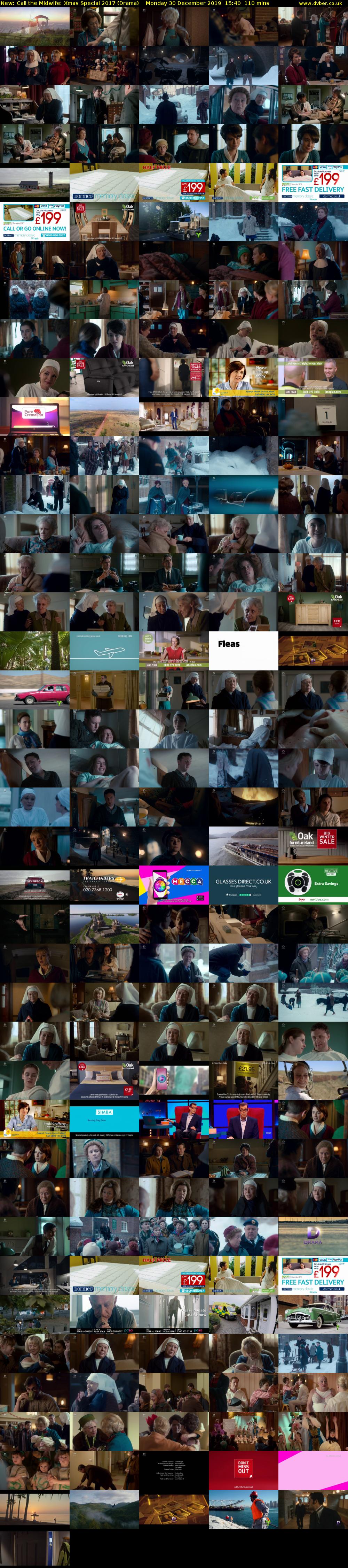 Call the Midwife: Xmas Special 2017 (Drama) Monday 30 December 2019 15:40 - 17:30