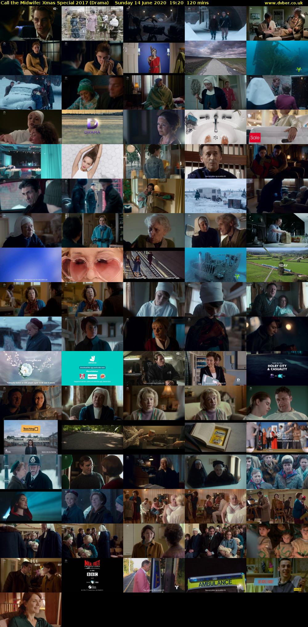 Call the Midwife: Xmas Special 2017 (Drama) Sunday 14 June 2020 19:20 - 21:20