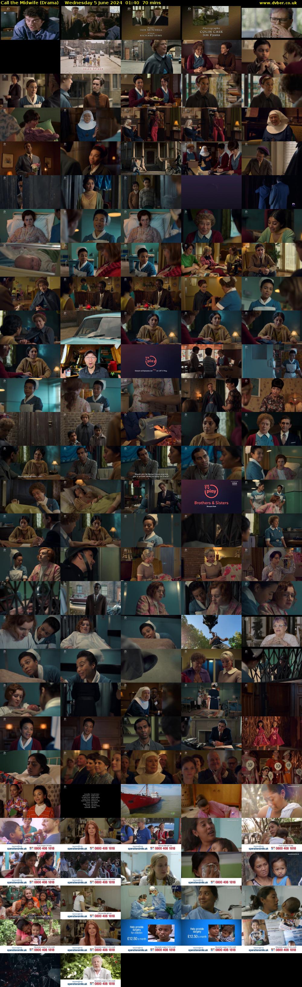 Call the Midwife (Drama) Wednesday 5 June 2024 01:40 - 02:50