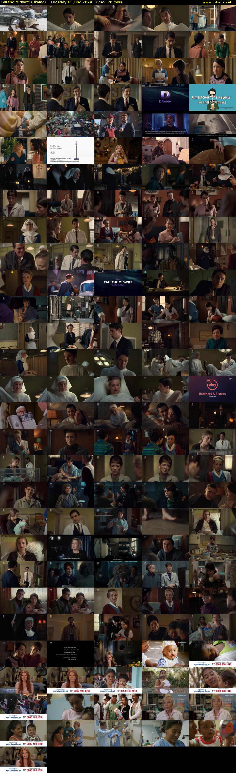 Call the Midwife (Drama) Tuesday 11 June 2024 01:45 - 02:55