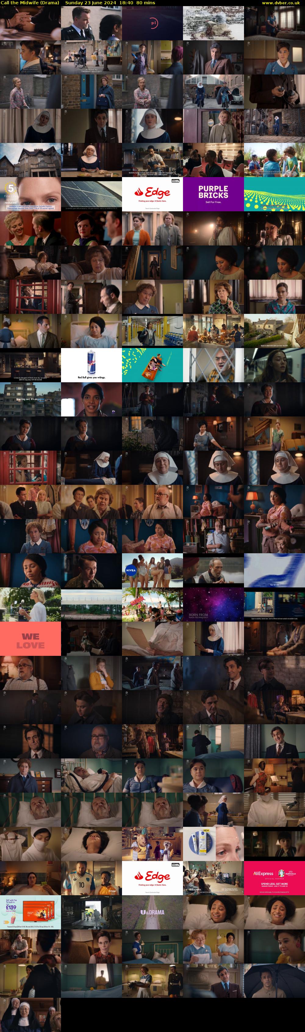 Call the Midwife (Drama) Sunday 23 June 2024 18:40 - 20:00