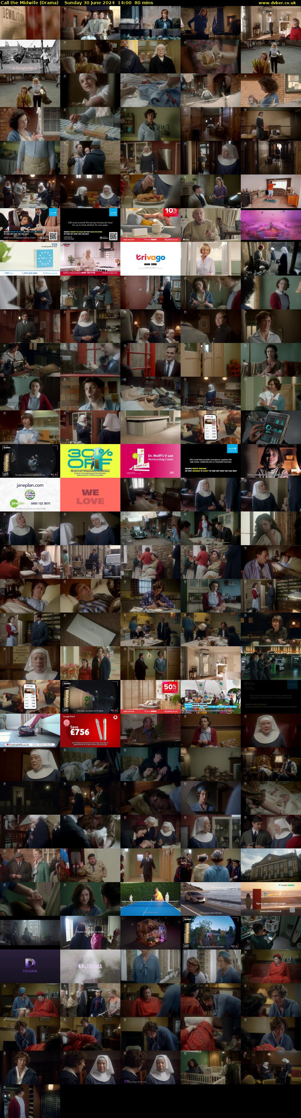 Call the Midwife (Drama) Sunday 30 June 2024 14:00 - 15:20