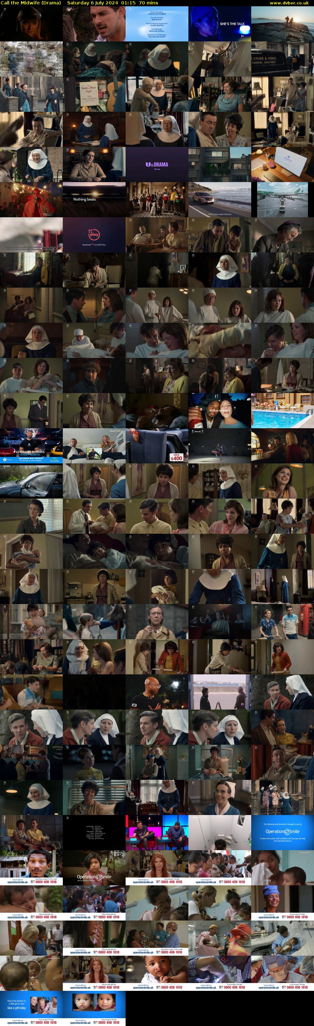 Call the Midwife (Drama) Saturday 6 July 2024 01:15 - 02:25