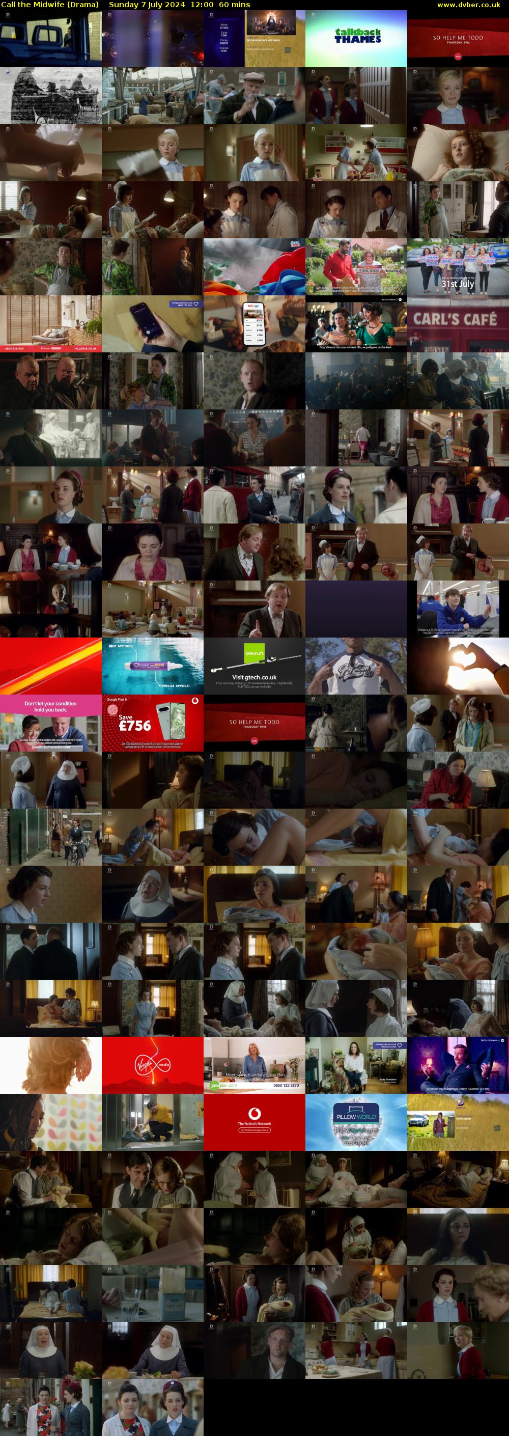 Call the Midwife (Drama) Sunday 7 July 2024 12:00 - 13:00