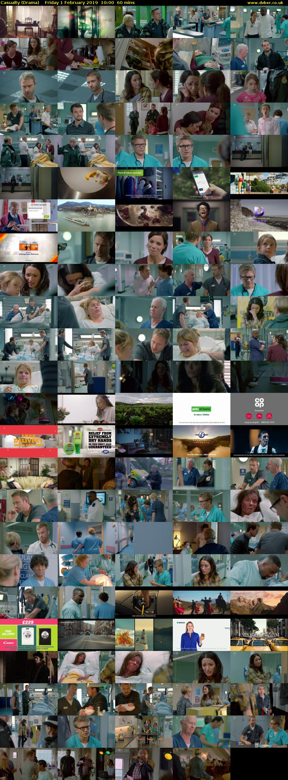 Casualty (Drama) Friday 1 February 2019 10:00 - 11:00
