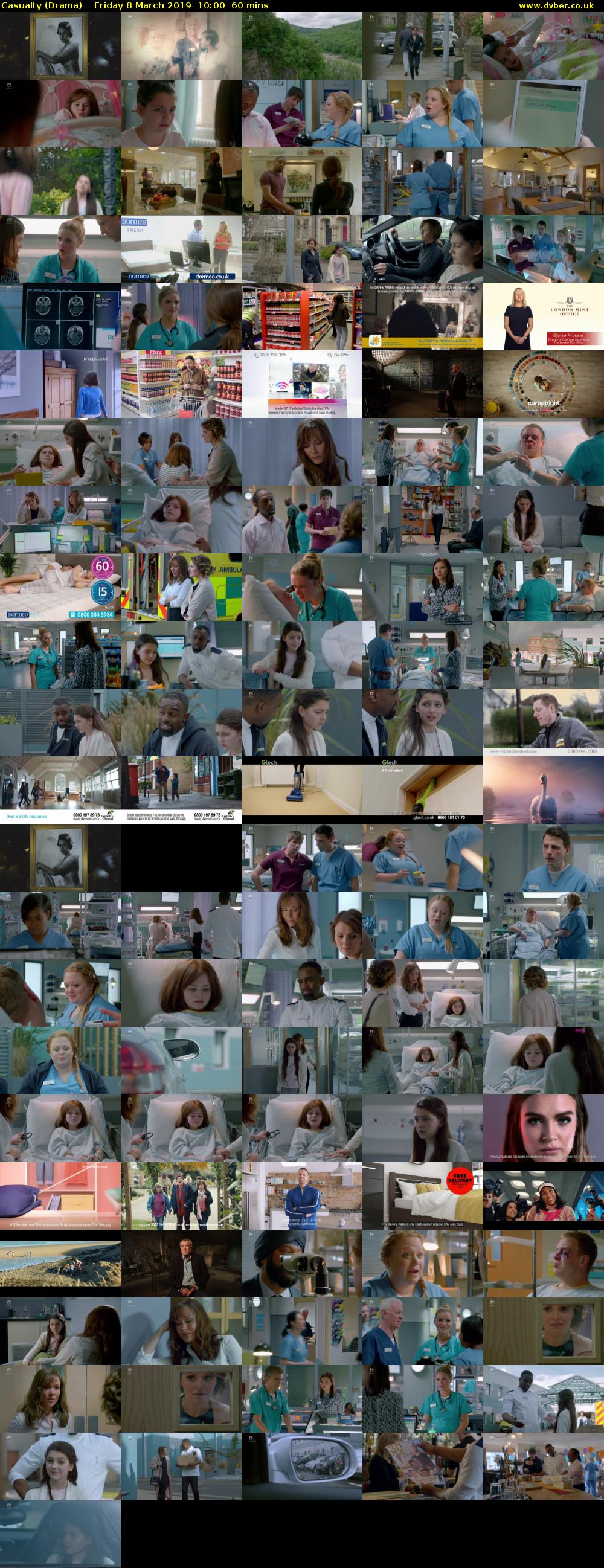 Casualty (Drama) Friday 8 March 2019 10:00 - 11:00