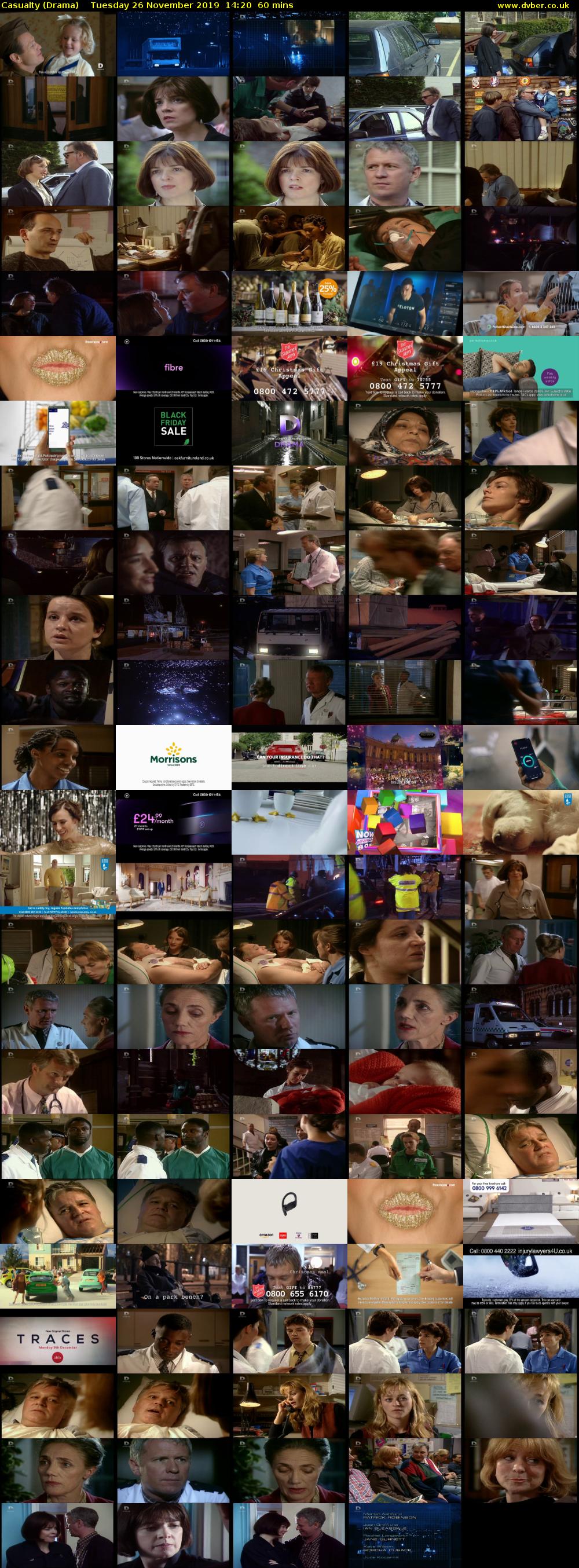Casualty (Drama) Tuesday 26 November 2019 14:20 - 15:20