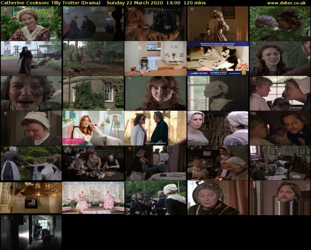 Catherine Cookson: Tilly Trotter (Drama) Sunday 22 March 2020 14:00 - 16:00