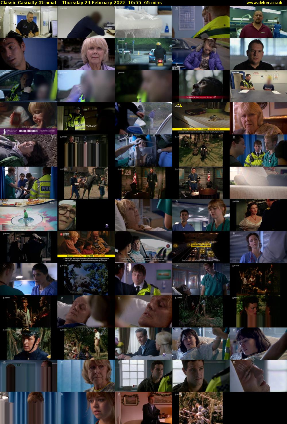 Classic Casualty (Drama) Thursday 24 February 2022 10:55 - 12:00
