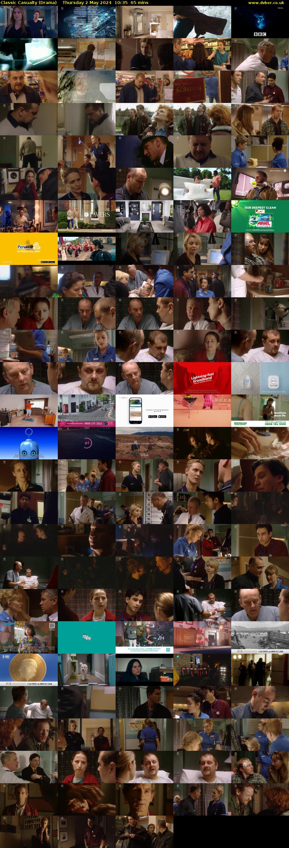 Classic Casualty (Drama) Thursday 2 May 2024 10:35 - 11:40