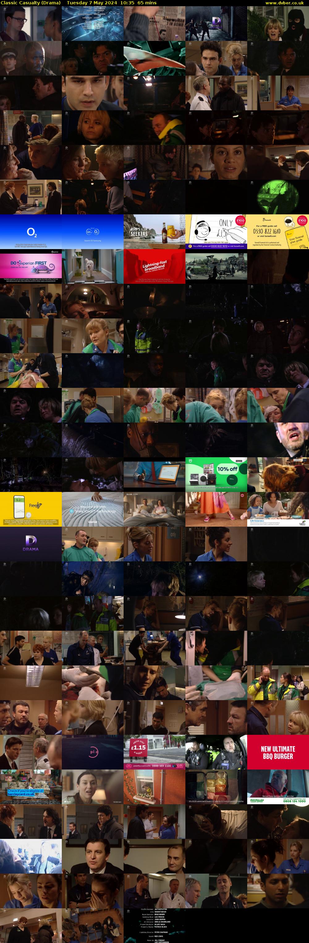 Classic Casualty (Drama) Tuesday 7 May 2024 10:35 - 11:40