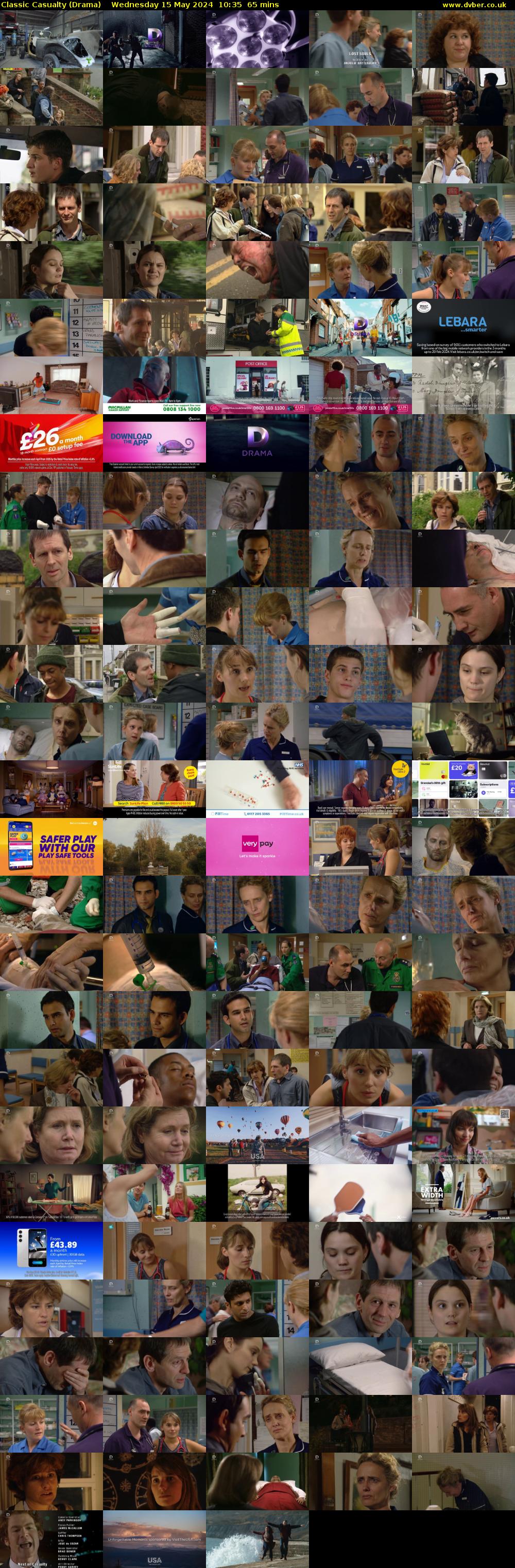 Classic Casualty (Drama) Wednesday 15 May 2024 10:35 - 11:40