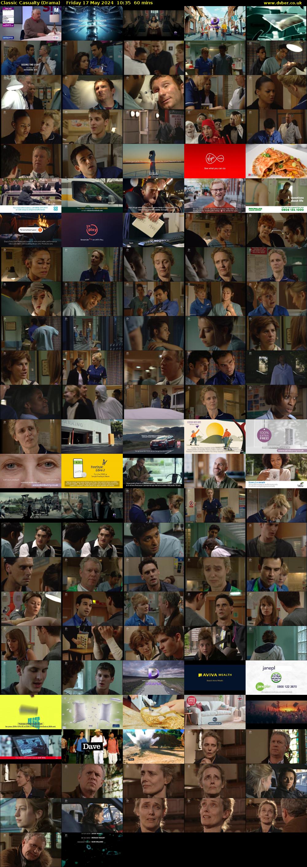 Classic Casualty (Drama) Friday 17 May 2024 10:35 - 11:35