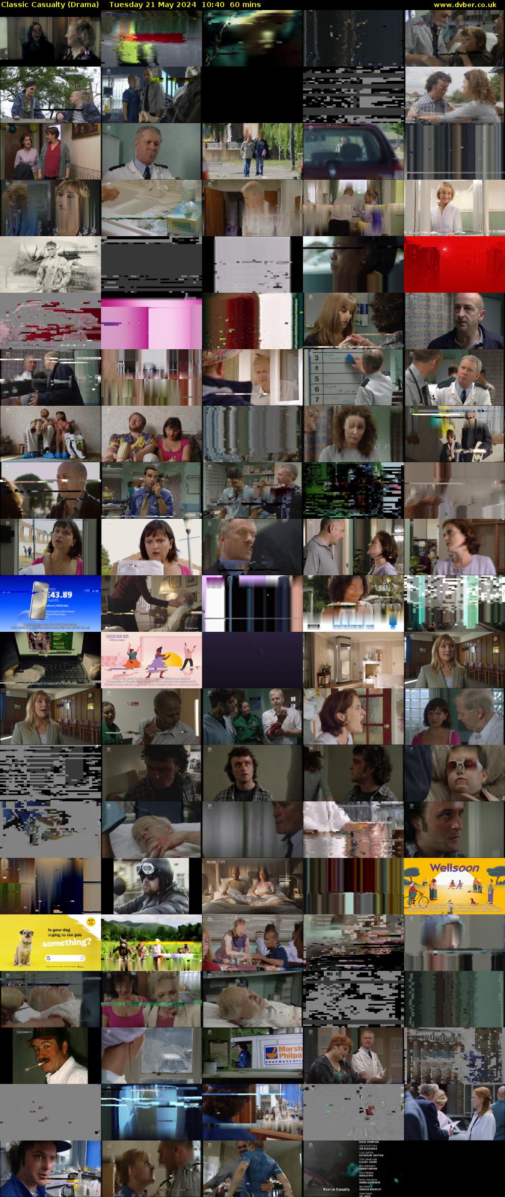 Classic Casualty (Drama) Tuesday 21 May 2024 10:40 - 11:40