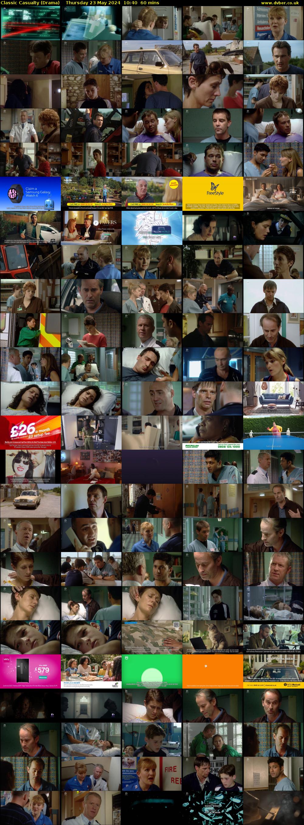 Classic Casualty (Drama) Thursday 23 May 2024 10:40 - 11:40