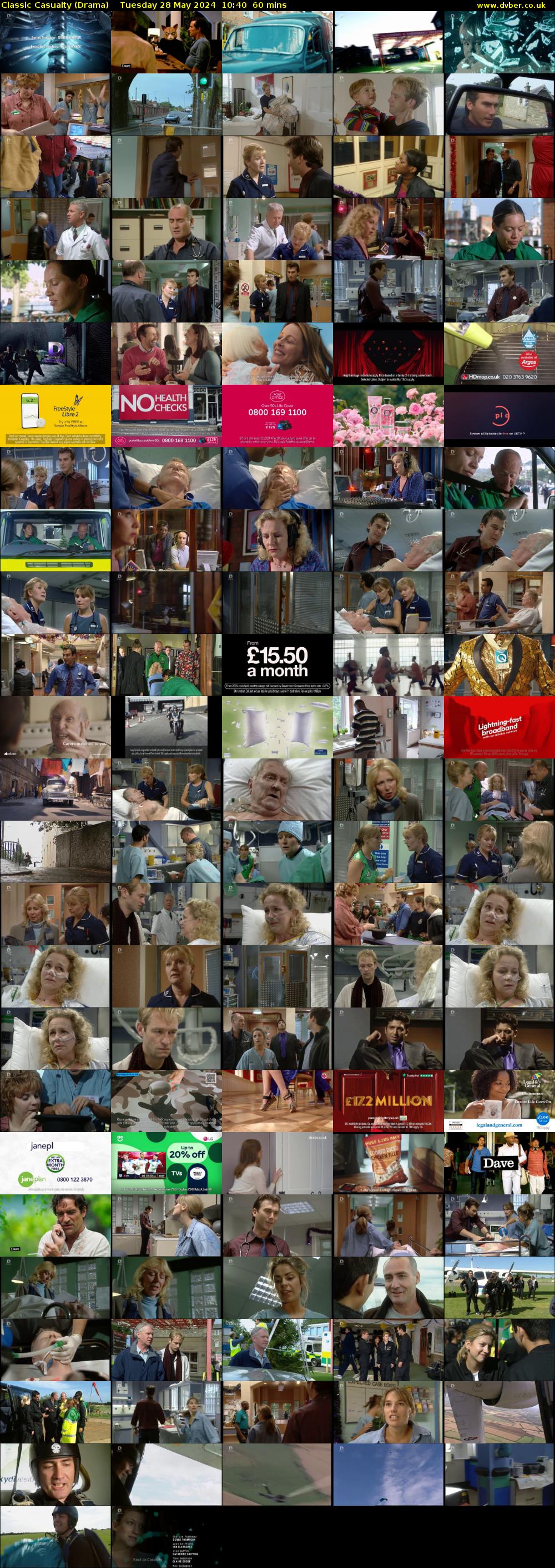 Classic Casualty (Drama) Tuesday 28 May 2024 10:40 - 11:40