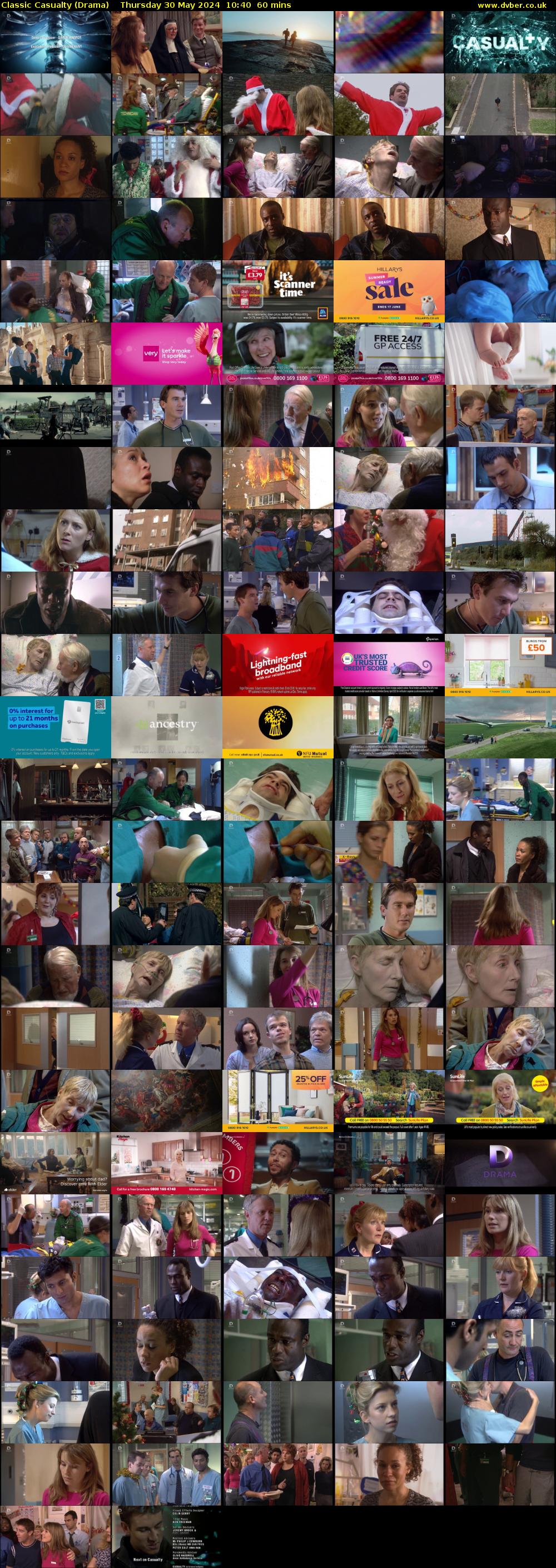 Classic Casualty (Drama) Thursday 30 May 2024 10:40 - 11:40