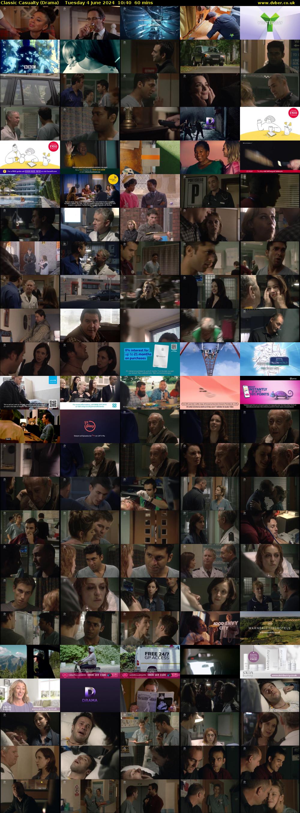 Classic Casualty (Drama) Tuesday 4 June 2024 10:40 - 11:40