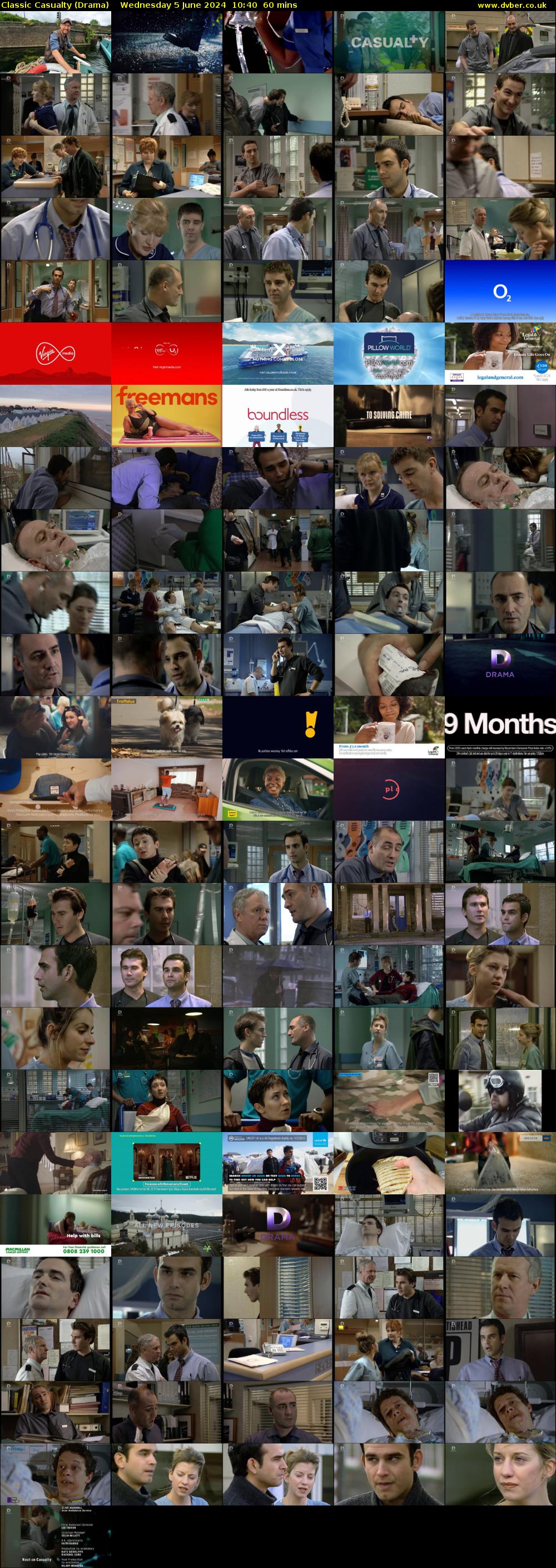 Classic Casualty (Drama) Wednesday 5 June 2024 10:40 - 11:40