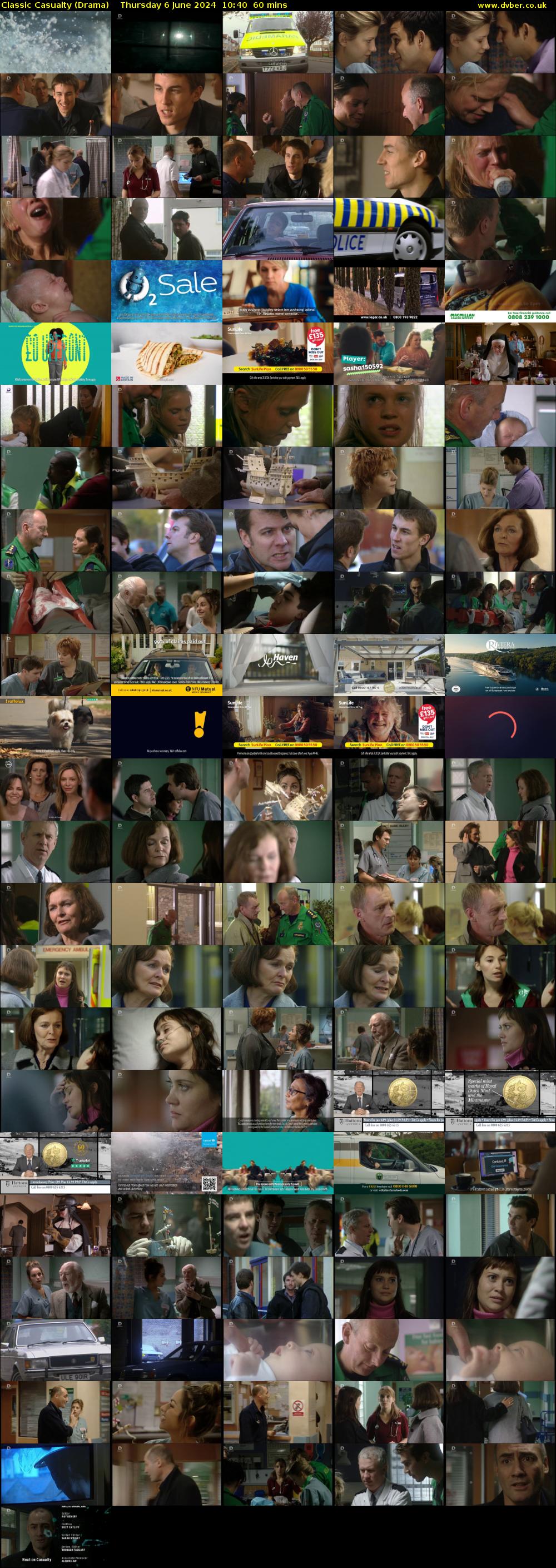 Classic Casualty (Drama) Thursday 6 June 2024 10:40 - 11:40