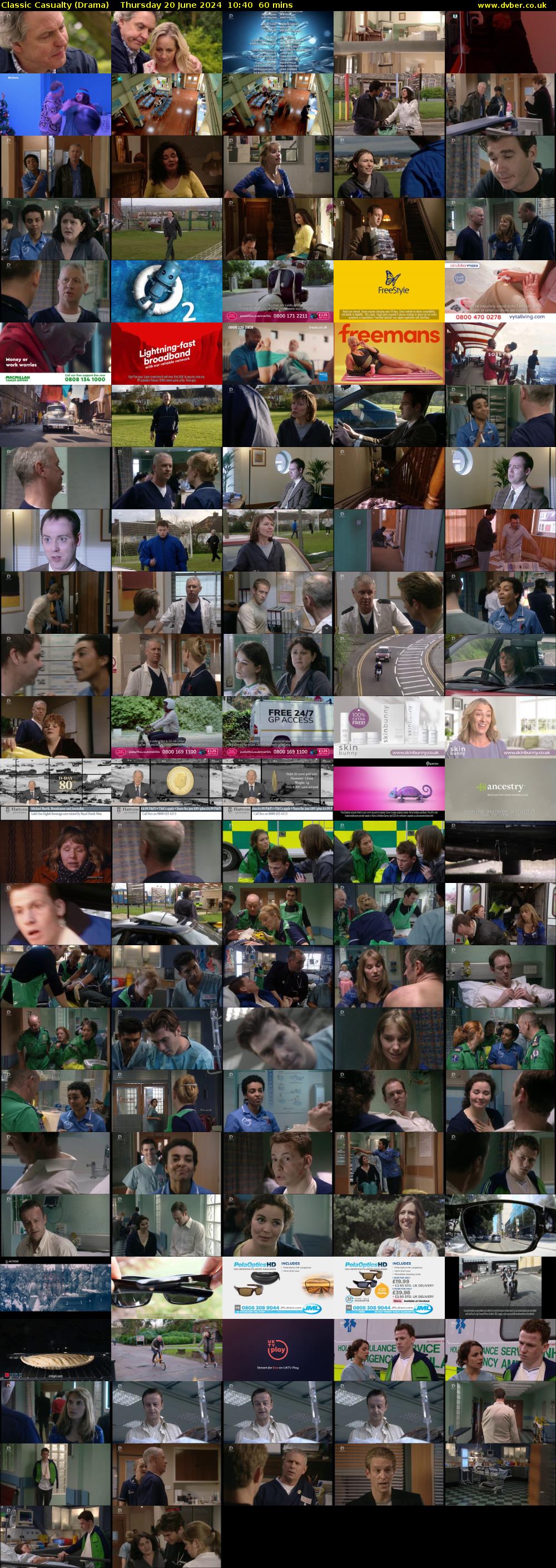 Classic Casualty (Drama) Thursday 20 June 2024 10:40 - 11:40