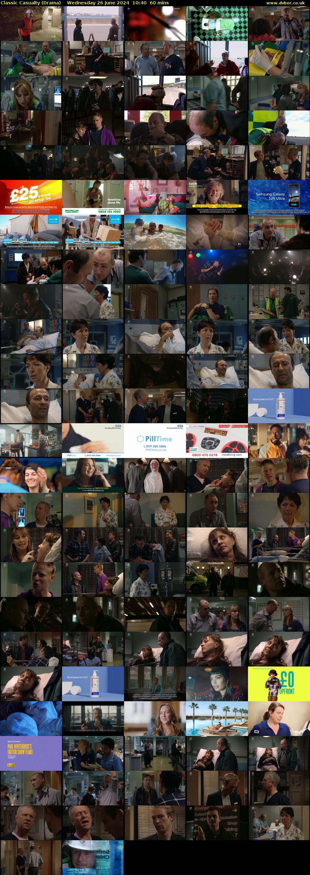 Classic Casualty (Drama) Wednesday 26 June 2024 10:40 - 11:40